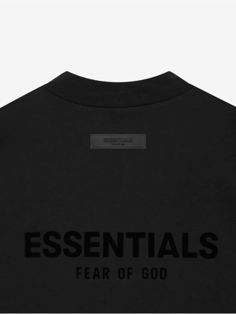 ESSENTIALS Fear of God Men's black limo T-Shirt - Picture 3 of 5